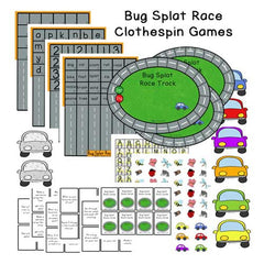 Bug Splat Race Clothespin Game
