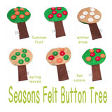 Seasons Felt Button Tree