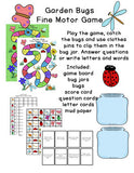 Garden Bugs Fine Motor Game