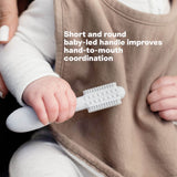 Baby-Led™ Toothbrush + Tongue Depressor in Pewter