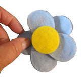 button forget me not flower