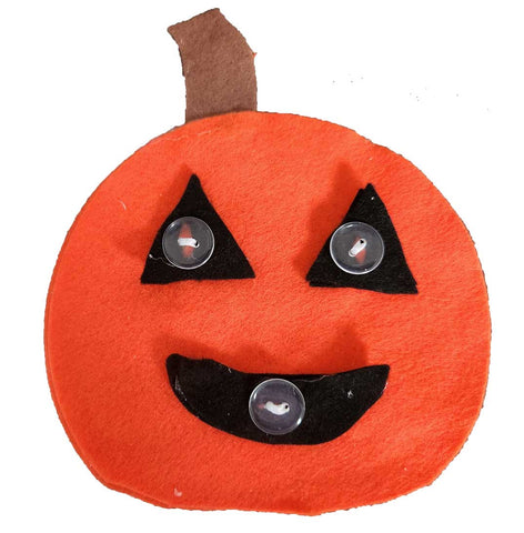 Button Pumpkin jack-o-lantern
