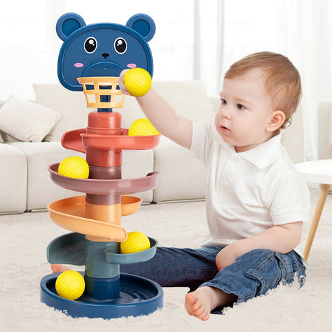 Baby Toys Rolling Ball Pile Tower