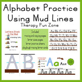 Mud Paper Alphabet Practice