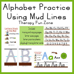 Mud Paper Alphabet Practice