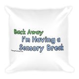 Sensory break Pillow -white