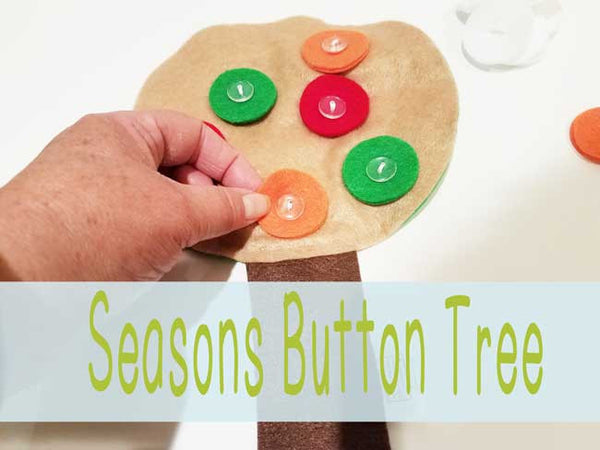 Seasons Felt Button Tree | Therapy Fun Store and TMC Adaptations