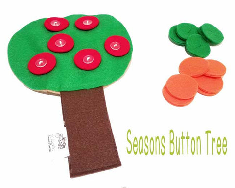 Seasons Felt Button Tree