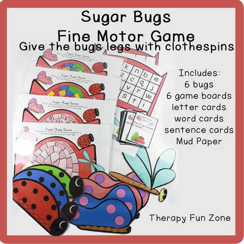 Sugar Bugs Fine Motor Game